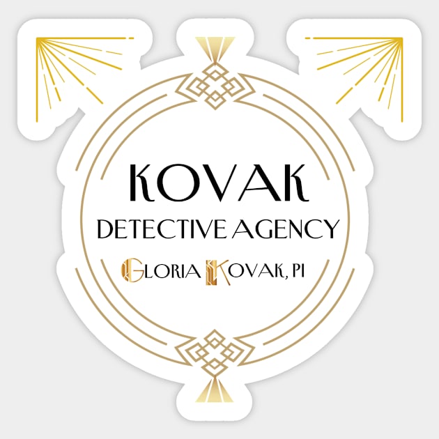 Kovak Detective Agency Sticker by Mission Rejected